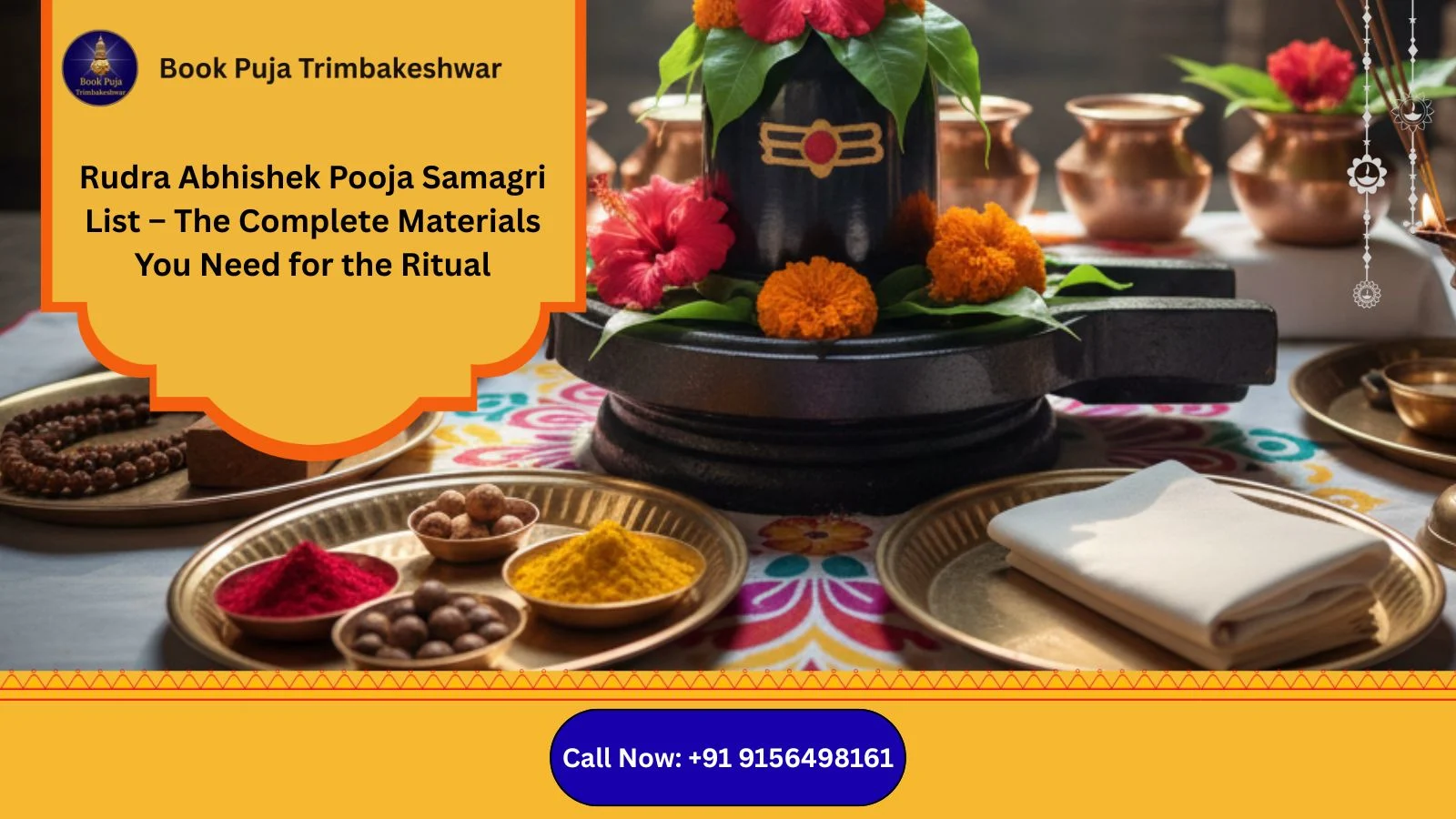 Rudra Abhishek Pooja Samagri List